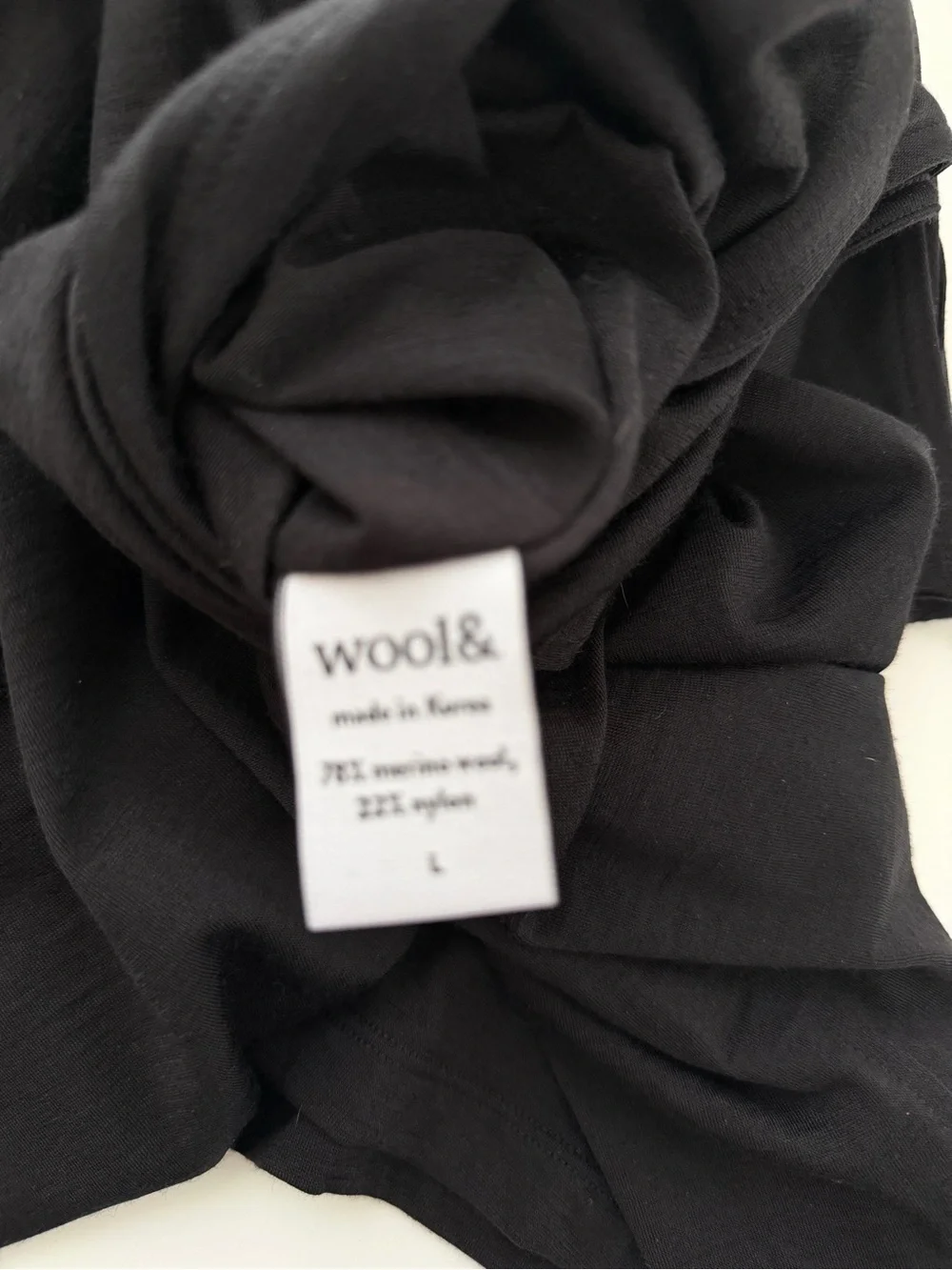 wool& Black Reversible Sleeveless Dress - Picture 4 of 8